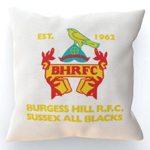 Load image into Gallery viewer, Burgess Hill R.F.C Sussex All Blacks Cushion
